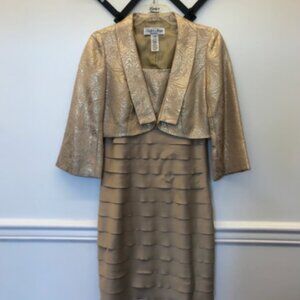Classy Ladies 2pc Dress/Jacket Size 6